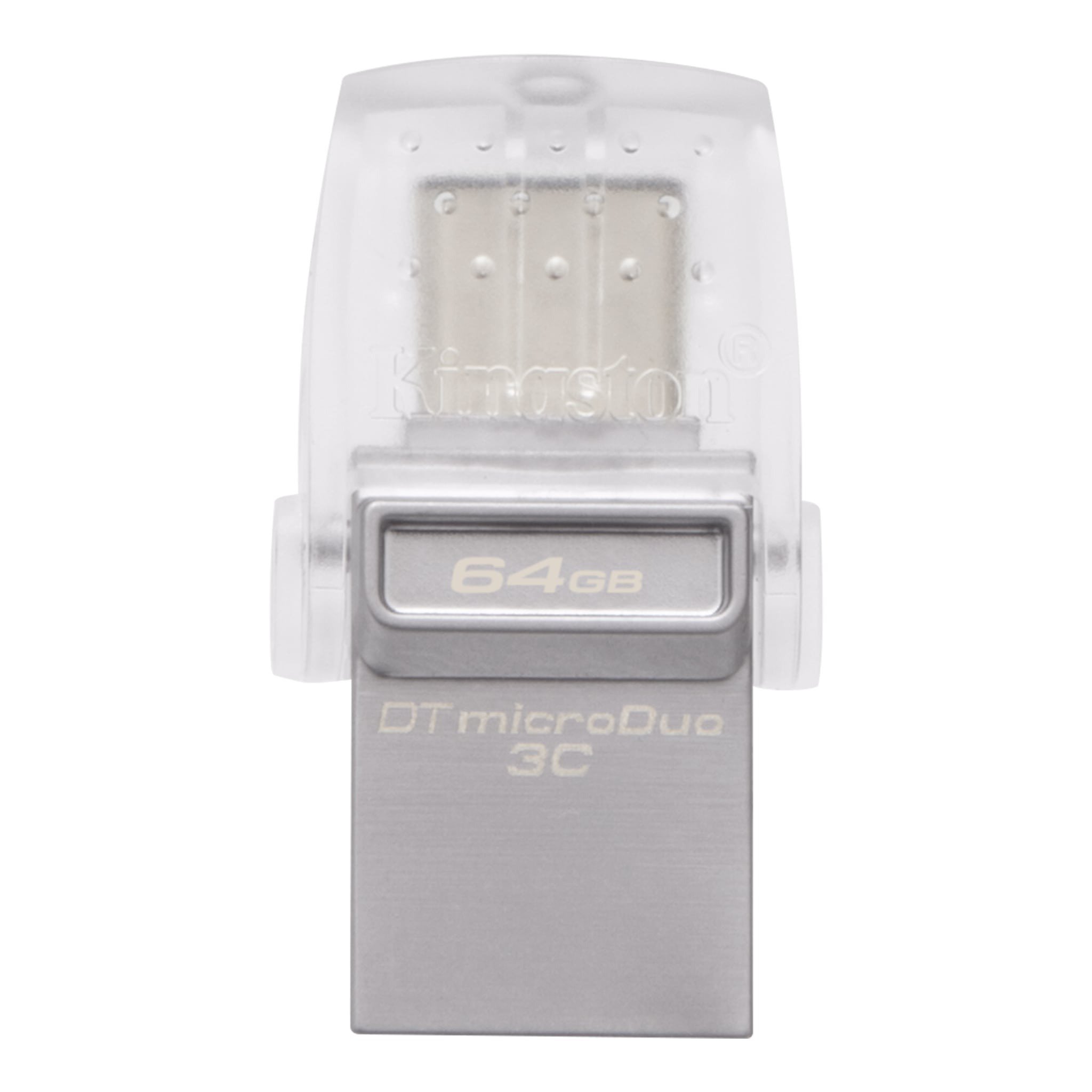 USB-флешка Kingston OTG DTDUO3C/64GB 64Gb серебристая