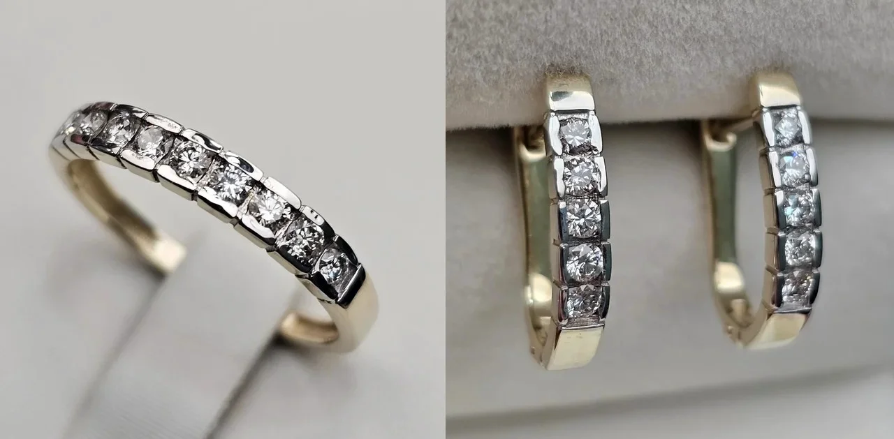 Комплект Deimantas 112420822 17р 0,312ct 0,352ct. купить,NaN
