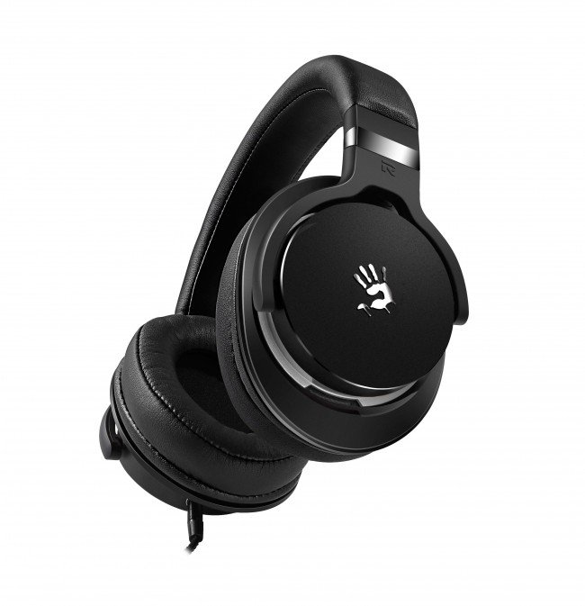 Наушники A4Tech Bloody Moci M550 черные купить,NaN