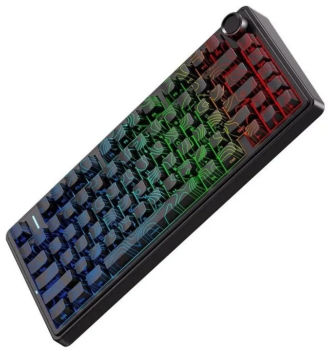 Клавиатура AULA F75 Black Contour Black - ForteMarket Клавиатура AULA F75 Black Contour Black купить,0