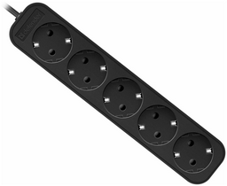 Удлинитель Defender M518 1.8м черный