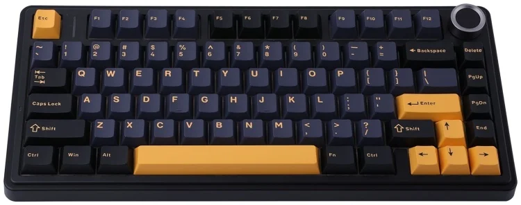 Клавиатура AULA F75 AULA F75 Yellow-Black - ForteMarket Клавиатура AULA F75 AULA F75 Yellow-Black купить,0