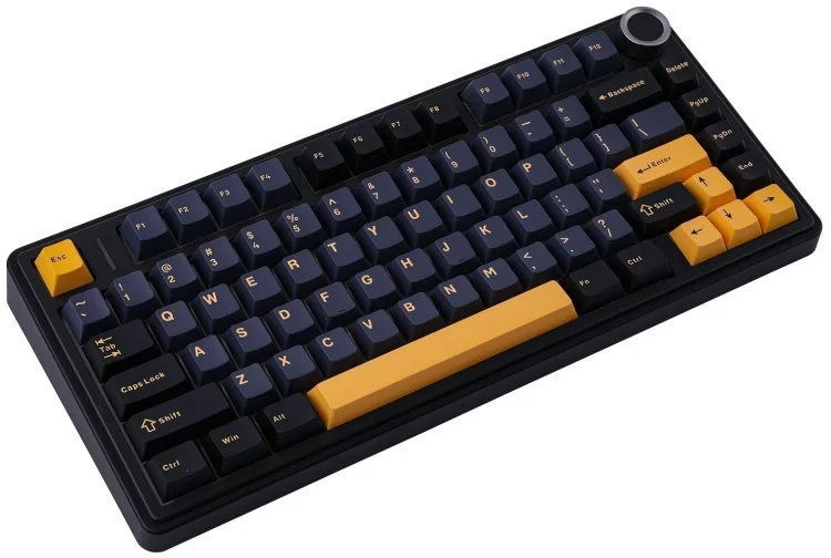 Клавиатура AULA F75 AULA F75 Yellow-Black - ForteMarket Клавиатура AULA F75 AULA F75 Yellow-Black купить,0
