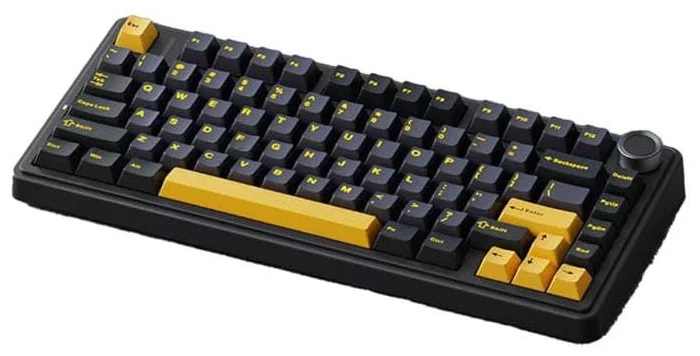 Клавиатура AULA F75 AULA F75 Yellow-Black - ForteMarket Клавиатура AULA F75 AULA F75 Yellow-Black купить,0