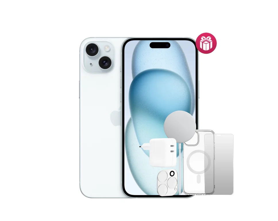 Смартфон Apple iPhone 15 128GB Blue + 5 подарков