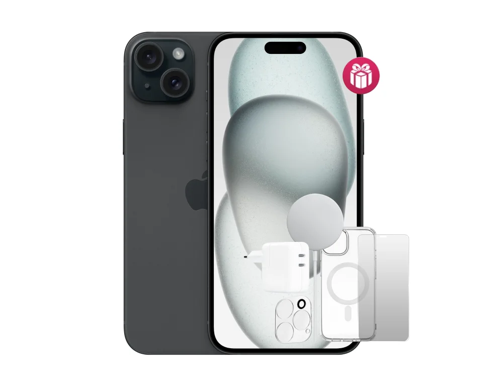 Смартфон Apple iPhone 15 256GB Black + 5 подарков купить,575000