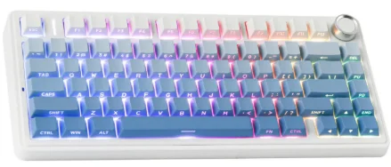 Клавиатура AULA F75 White ice pulse axis