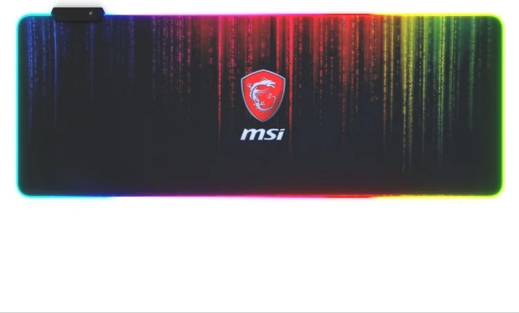 Коврик игровой LED RGB MSI Colors 80x30x0.4 см