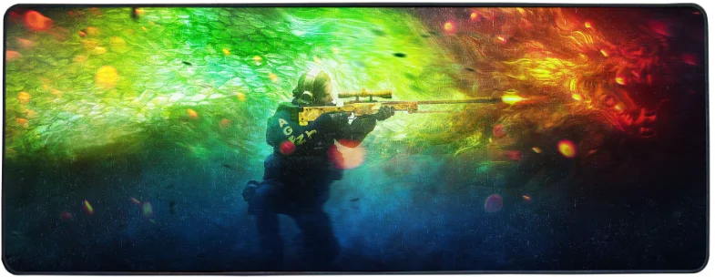Коврик игровой ILAN CS GO Dragon 80x30x0.3 см