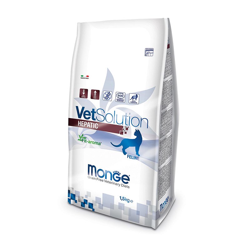 Сухой корм Monge VetSolution Hepatic с овощами 1,5кг