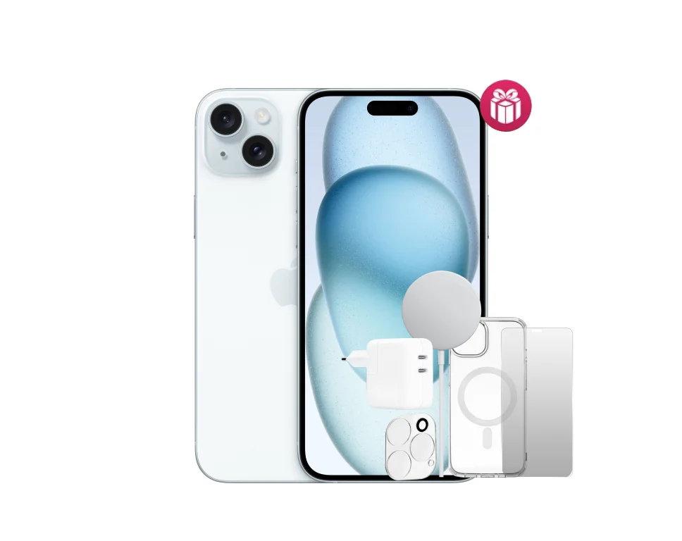 Смартфон Apple iPhone 15 Plus 256GB Blue + 5 подарков
