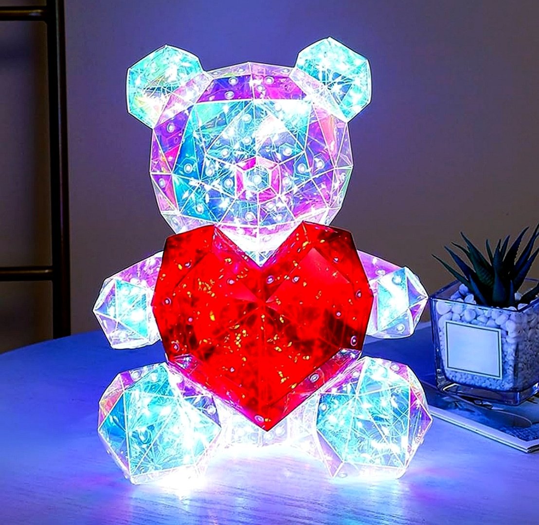 Декоративный светильник Mishka, пластик купить,0
