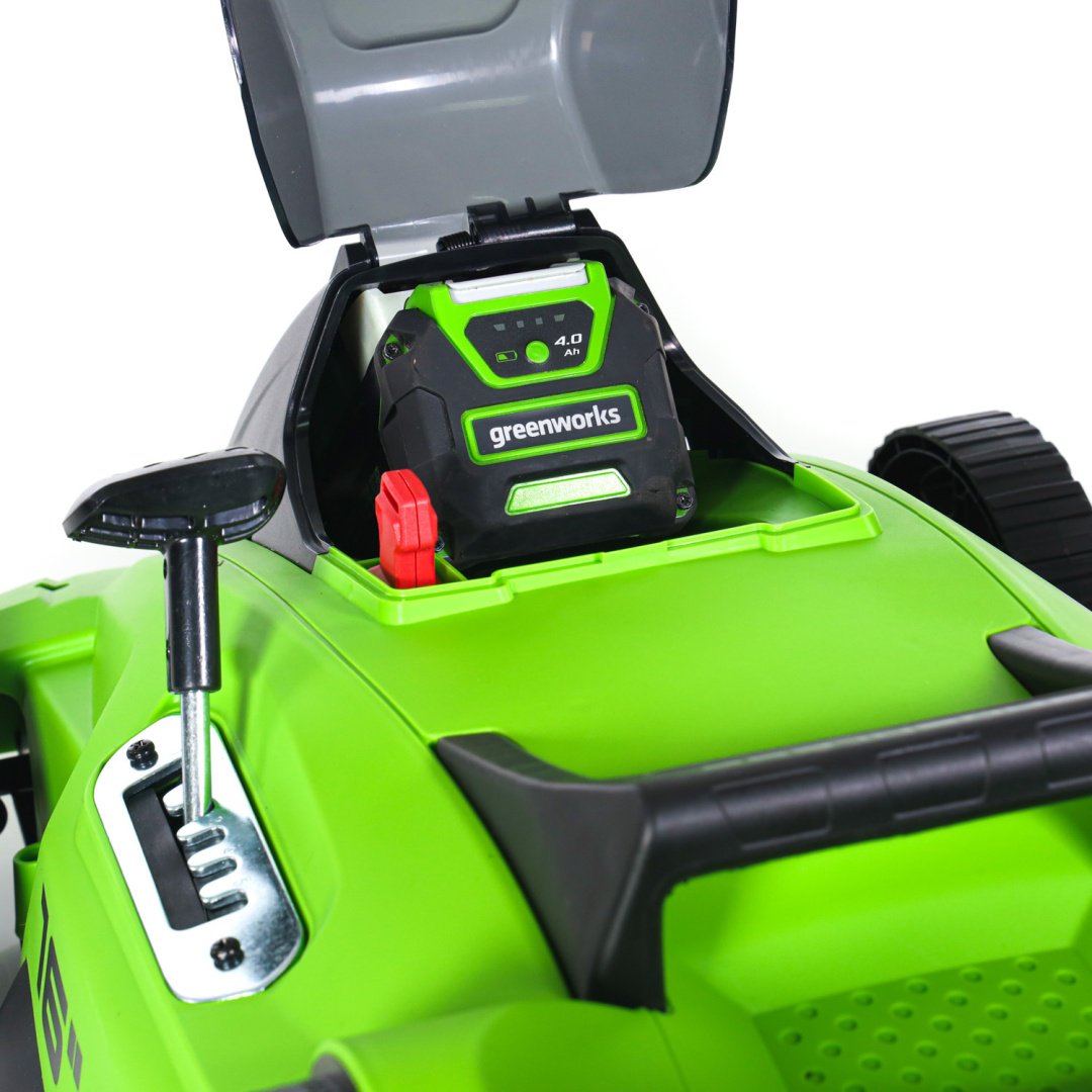Газонокосилка колесная аккумуляторная Greenworks GD40LM16XK4 - ForteMarket Газонокосилка колесная аккумуляторная Greenworks GD40LM16XK4 купить,0