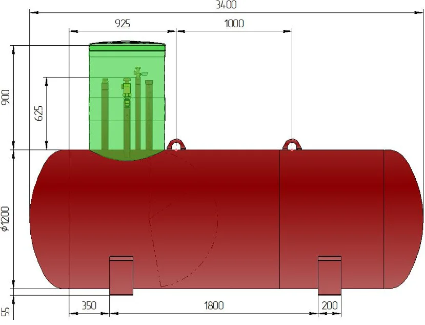 Газгольдер 3.5 м3