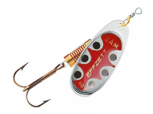 Блесна Dam Spinner FZ Standart 3гр красная купить,NaN
