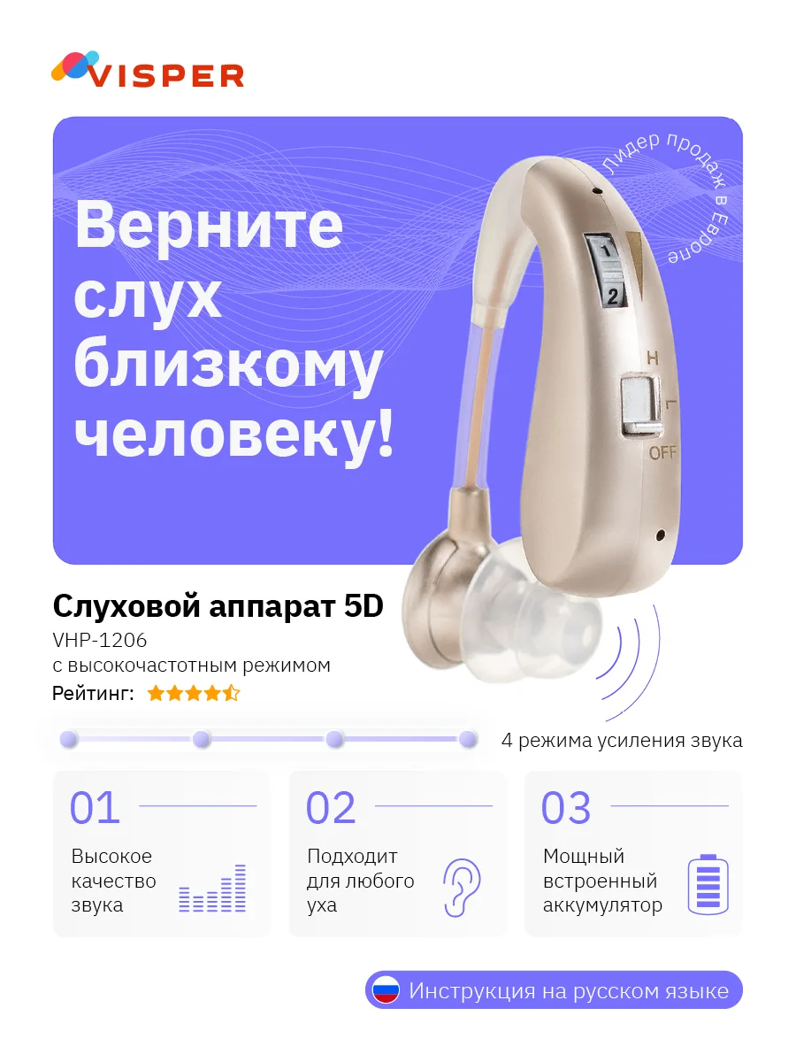 Слуховой аппарат Visper