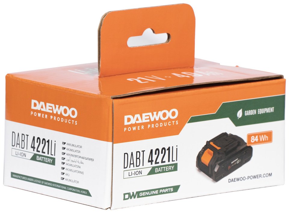 Аккумулятор Daewoo DABT 4221Li Li-Ion 4 Ач 1 шт - ForteMarket Аккумулятор Daewoo DABT 4221Li Li-Ion 4 Ач 1 шт купить,0