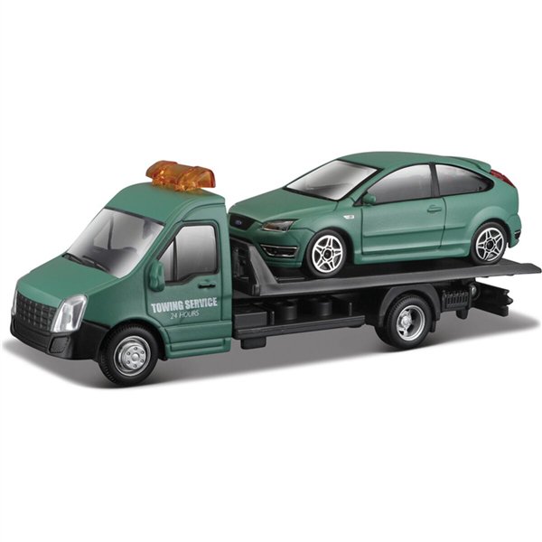 Модель автомобиля Bburago 1:43 Car Hauler+Ford Focus ST купить,NaN