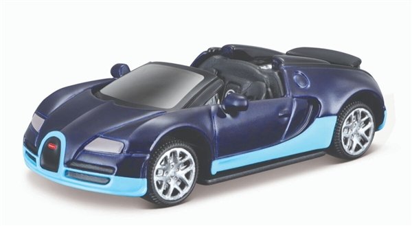 Модель автомобиля Bburago 1:64 World Tour Bugatti Veyron 16.4 Grand Sport Vitesse купить,NaN