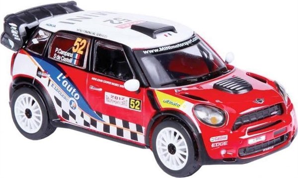 Модель автомобиля Bburago 1:32 Mini WRC 2012 #52 Pierre Campana купить,NaN