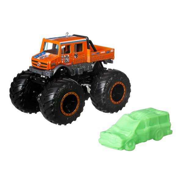 Машинка Hot Wheels Monster Trucks  1:64 Unimog купить,NaN