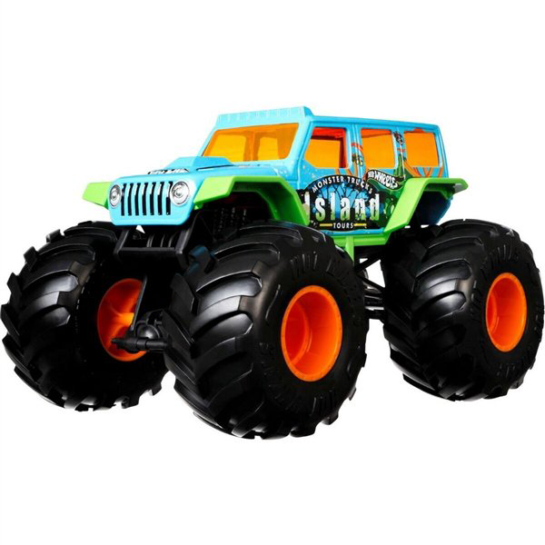 Машинка Hot Wheels Monster Trucks  1:24 Jeep Island Tours купить,NaN