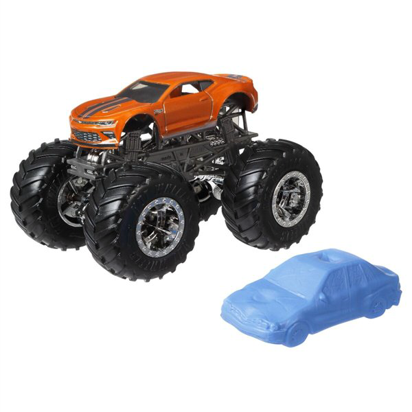 Машинка Hot Wheels Monster Trucks  1:64 Camaro купить,NaN