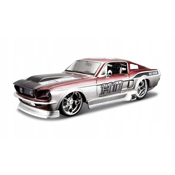 Модель автомобиля Maisto Harley-Davidson 1:24 H-D Custom-Ford Mustang GT 1967 купить,NaN