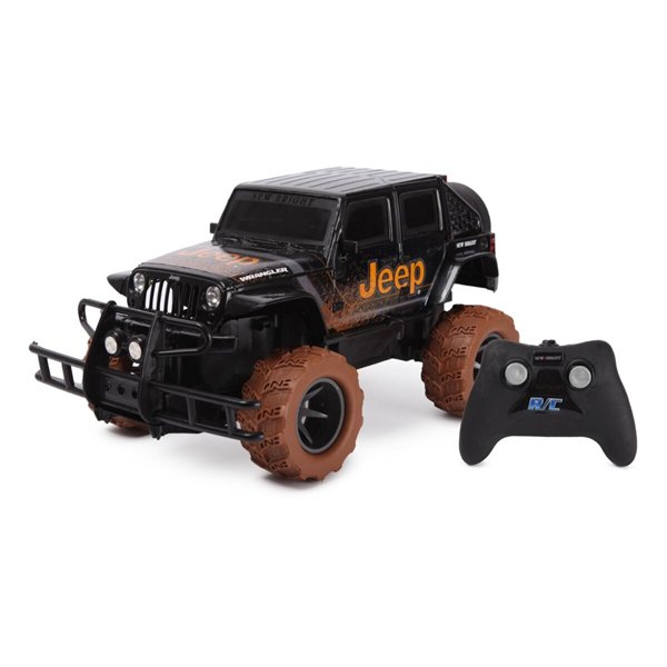 Машинка New Bright  1:14 Jeep Wrangler со светом 37см  купить,NaN