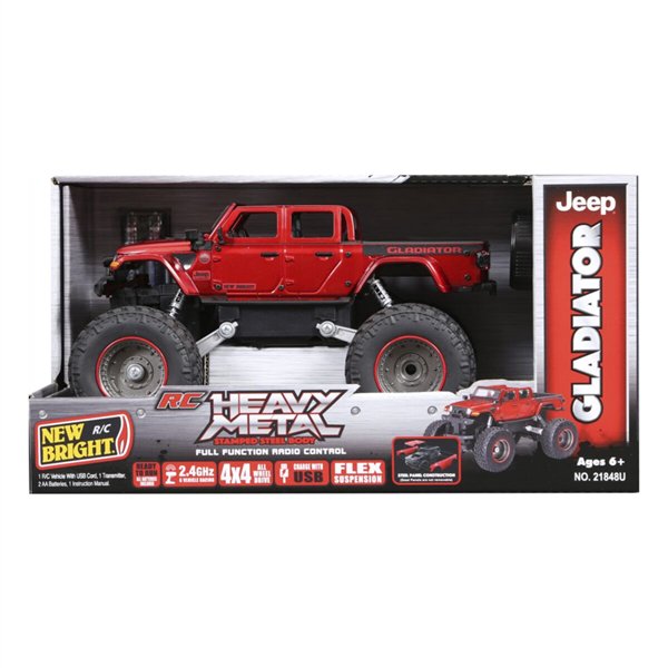 Машинка New Bright  1:18 Jeep Gladiator 20см  купить,NaN
