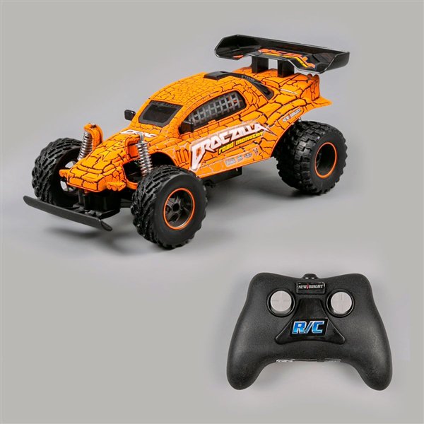 Машинка New Bright  1:16 RockZilla 30см  оранжеая купить,NaN