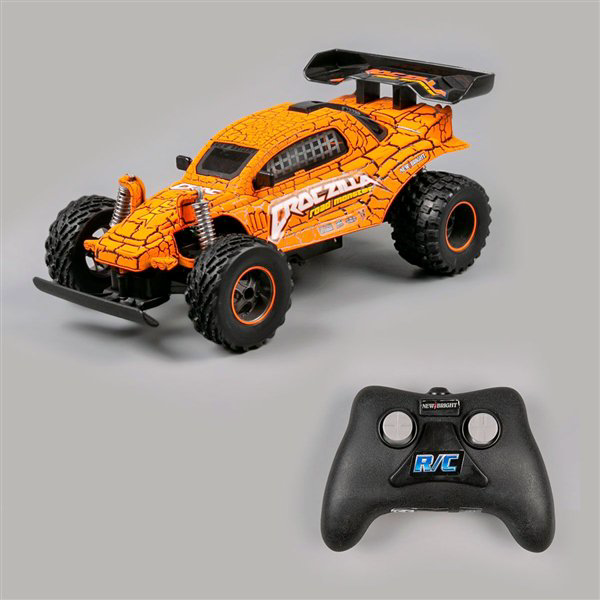 Машинка New Bright  1:16 RockZilla 30см  оранжеая купить,NaN