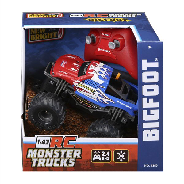 Машинка New Bright  1:43 Машина р/у BigFoot 13см купить,NaN