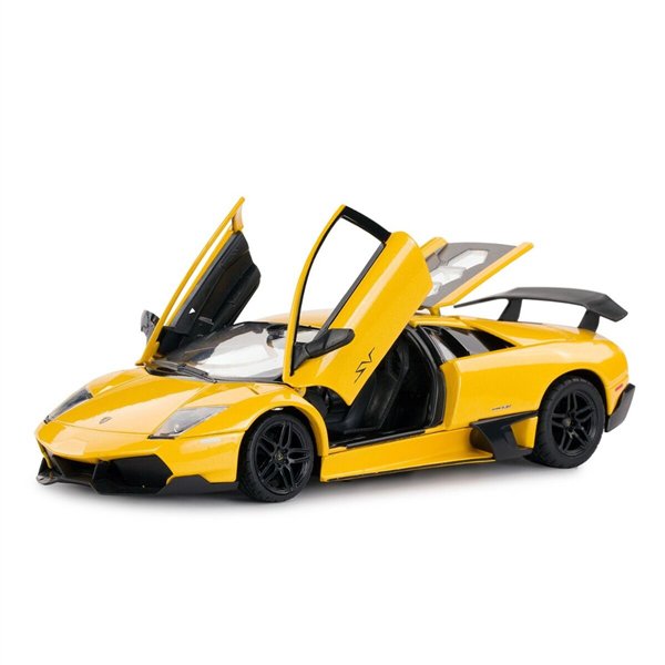 Модель автомобиля Rastar 1:24 Lamborghini Murcielago LP670-4 желтая купить,NaN