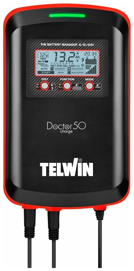 Telwin зарядное устройство DOCTOR CHARGE 50 230V 6V/12V/24V