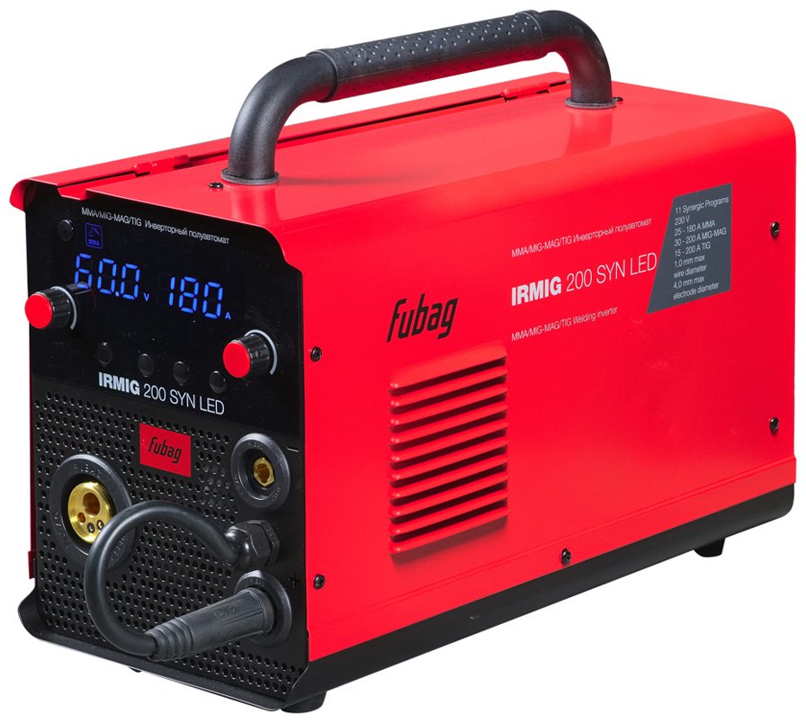 Fubag сварочный инвертор IRMIG 200 SYN LED (646404) (полуавтоматическая сварка (MIG/MAG))