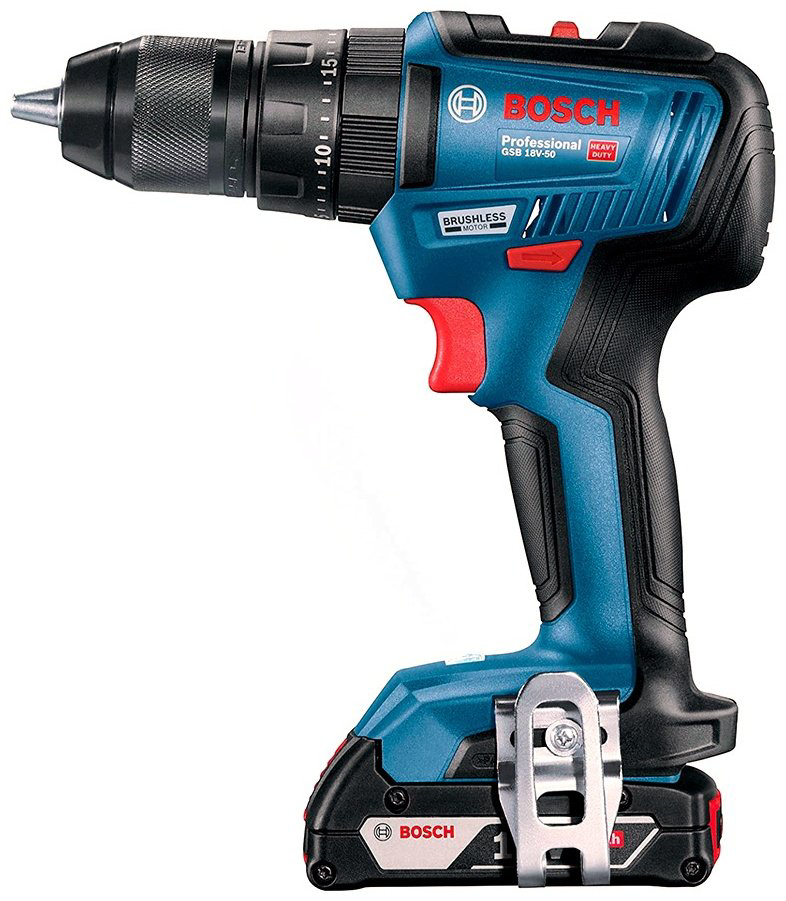 Аккумуляторная ударная дрель-шуруповерт Bosch Professional GSB 18V-50 06019H5100 купить,NaN