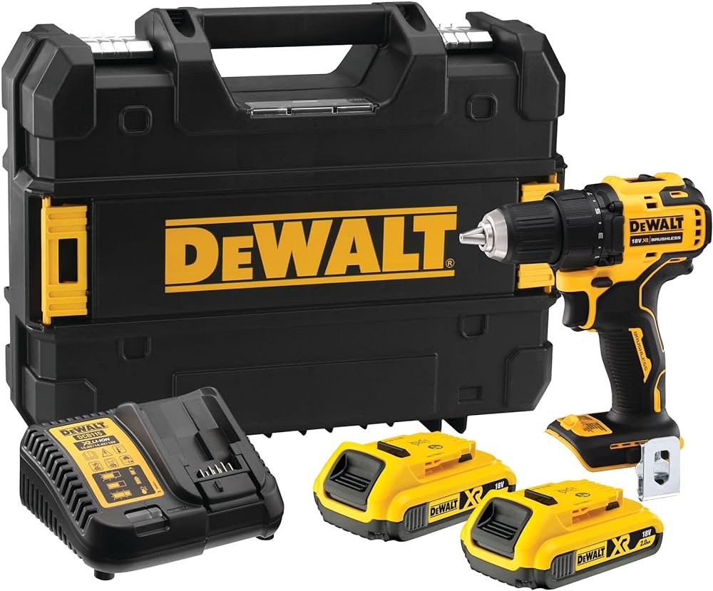 DeWALT дрель-шуруповерт DCD708D2T-QW 18 В
