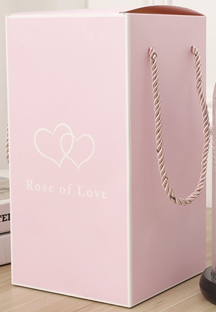 Rose of love статуэтка Белая роза Rose of love 20 см, пластик, стекло купить,0