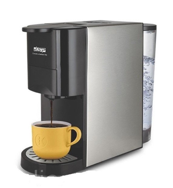 Кофемашина DSP KA3046 серебристая - ForteMarket Кофемашина DSP KA3046 серебристая купить,0