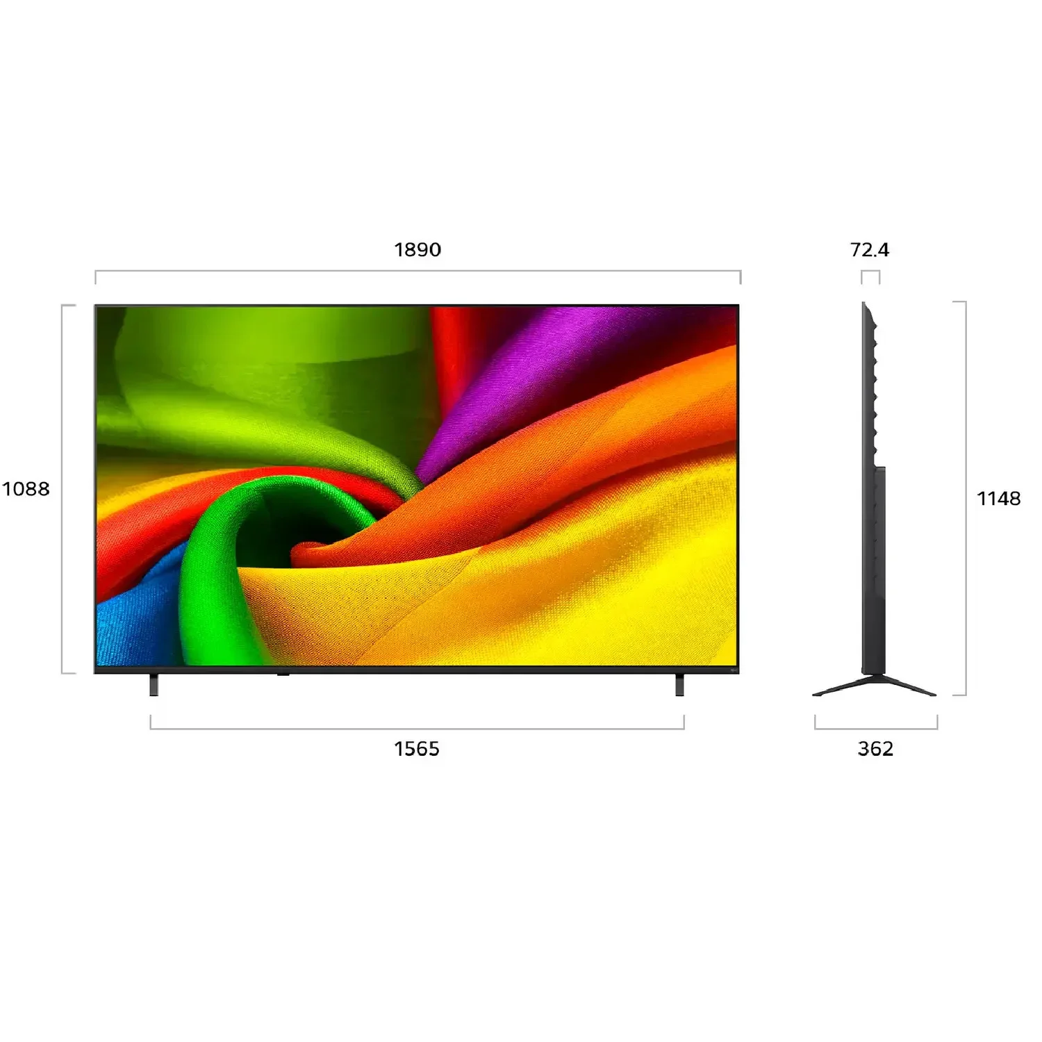 Телевизор LG 85" 85NU900B6LA UHD SMART Black купить,999990