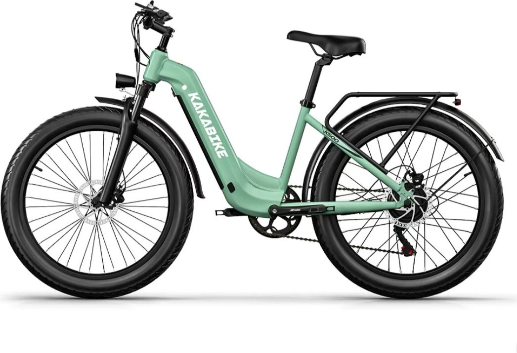 Электровелосипед KAKABIKE 2025 26 дюйм 2025 21 дюйм зеленый
