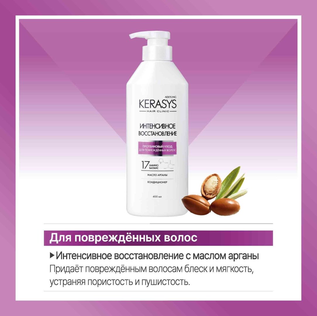KeraSys Hair Clinic Repairing Conditioner восстанавливающий кондиционер 400 мл - ForteMarket KeraSys Hair Clinic Repairing Conditioner восстанавливающий кондиционер 400 мл купить,0