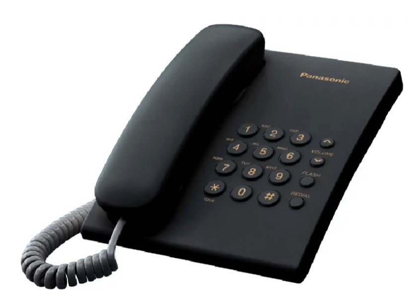 Телефон Panasonic KX-TS2350CAB черный купить,NaN