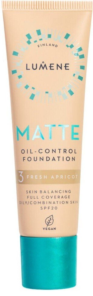Lumene Matte тональный крем 3 Fresh Apricot 30 мл купить,0