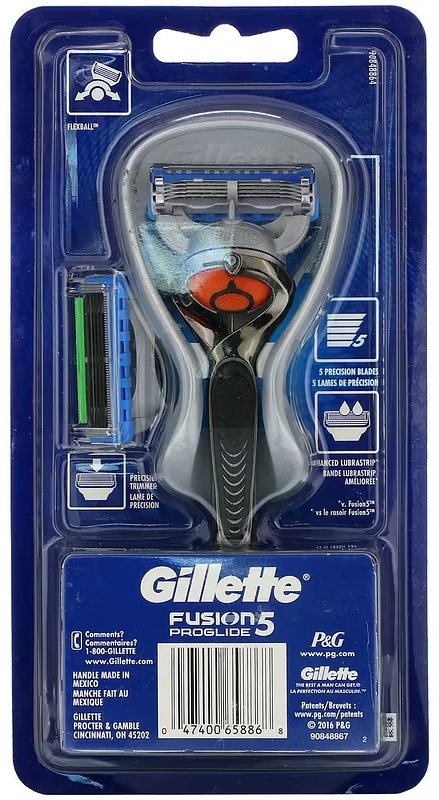 Gillette Fusion5 Proglide бритвенный станок 1 шт &#43; сменные кассеты 2 шт купить,0
