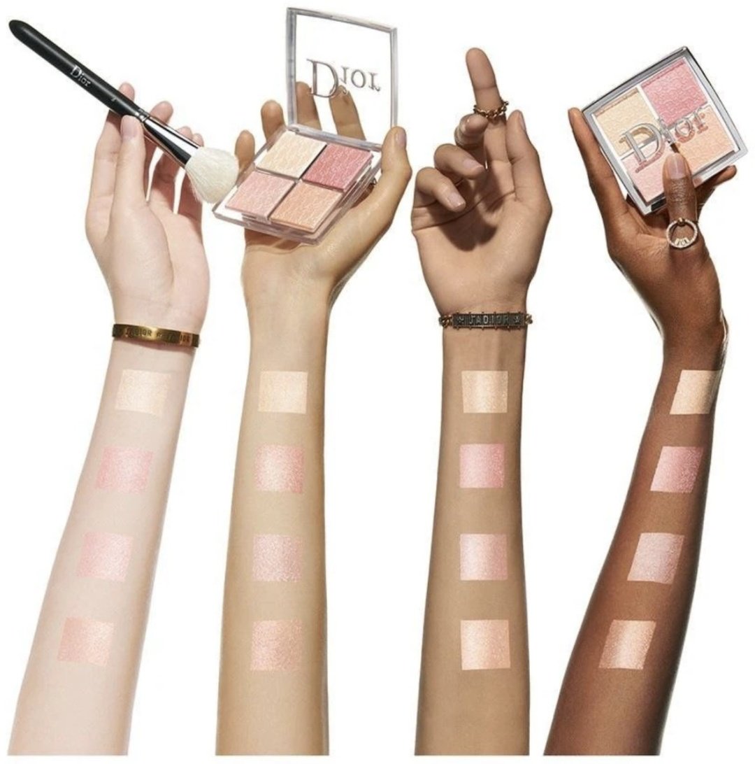 Dior Backstage Glow Face Palette румяна, хайлайтер 004 Rose Gold купить,0