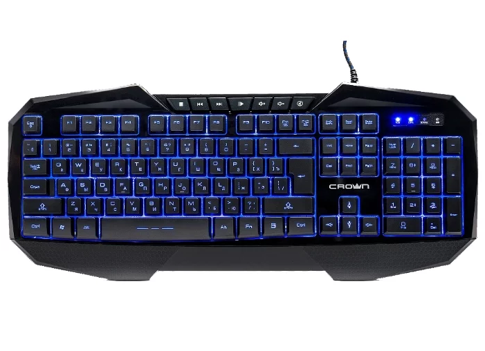 Клавиатура Crown CMKG-401 черная