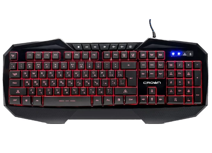 Клавиатура Crown CMKG-401 черная - ForteMarket Клавиатура Crown CMKG-401 черная купить,0