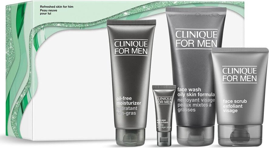 Clinique Refreshed Skin For Him набор по уходу за лицом для мужчин